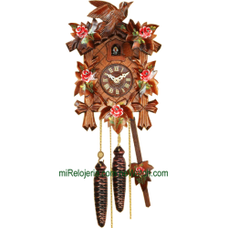 5 Leafs and bird cuckoo clock Engstler