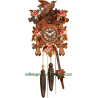 5 Leafs and bird cuckoo clock Engstler