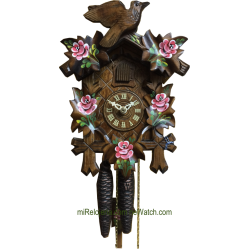 5 Leafs and bird cuckoo clock Engstler