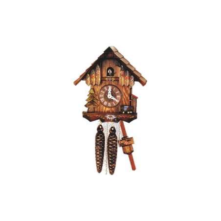 Casita fuente y abeto