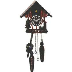 Casita fuente y abeto