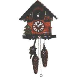 Casita fuente y abeto