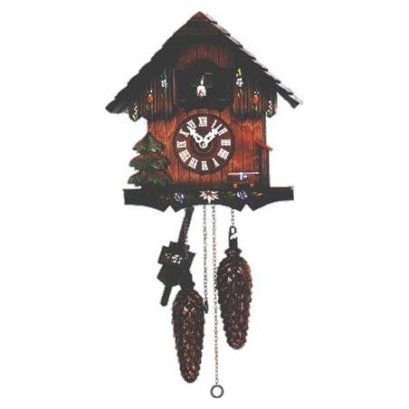 Casita fuente y abeto