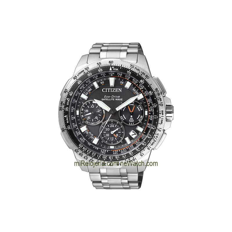 Eco-Drive Satellite Wave F900 Crono Alarma