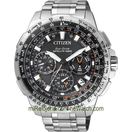Eco-Drive Satellite Wave F900 Chrono Alarm