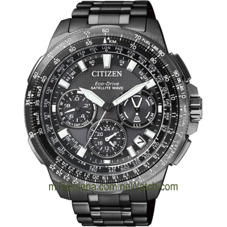 Eco-Drive Satellite Wave F900 Crono Alarma