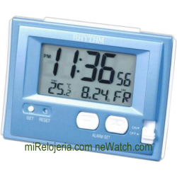 Wake up timer with thermometer