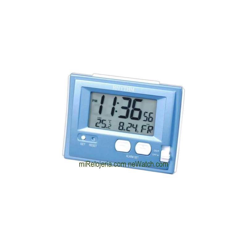 Wake up timer with thermometer