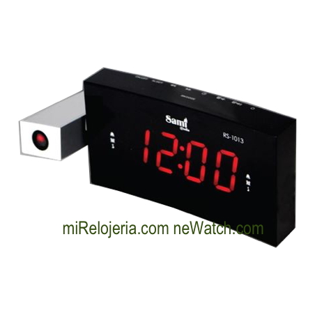 Radio Despertador FM con proyector