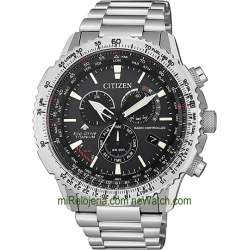 The Pilot Promaster Eco-Drive Radio Controlado Titanio Evolution