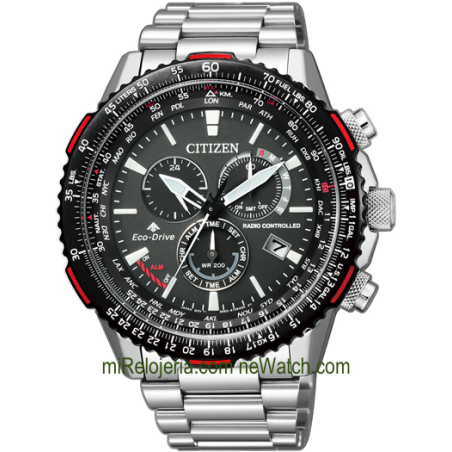 The Pilot Promaster Eco-Drive Radio Controlado Titanio