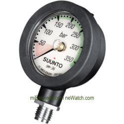 Manómetro para botellas Suunto SM-36 300 con latiguillo