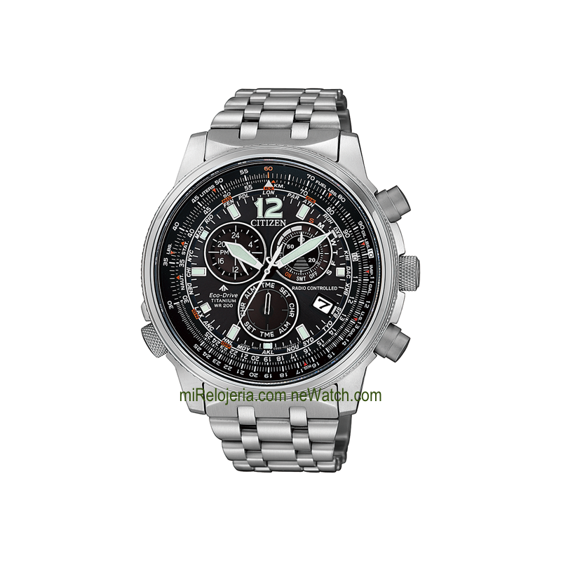 The Pilot Promaster Eco-Drive Radio Controlado Titanio