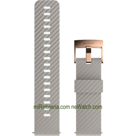 URBAN 3 Silicone strap Sandstone Rosegold