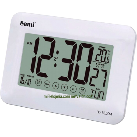 Reloj de pared digital tactil