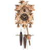 Leaf and bird cuckoo clock Engstler