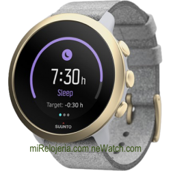 3 Fitness Pebble White Light Gold