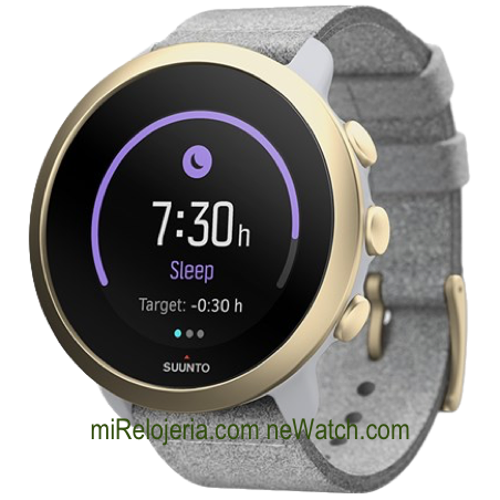 3 Fitness Pebble White Light Gold