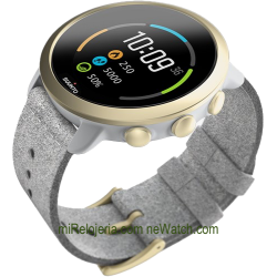 3 Fitness Pebble White Light Gold