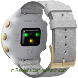 3 Fitness Pebble White Light Gold