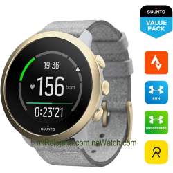 3 Fitness Pebble White Light Gold