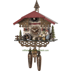 Cuckoo Bavarian chalet with beer drinker Engstler