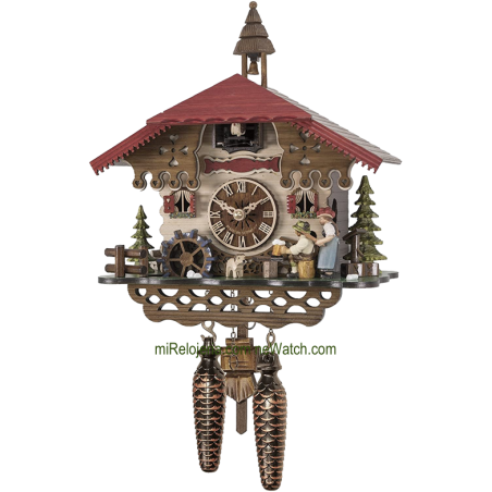 Cuckoo Bavarian chalet with beer drinker Engstler