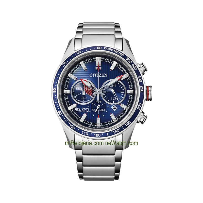 Eco-Drive SuperTitanio Ti + Ip Crono Colour Bezel