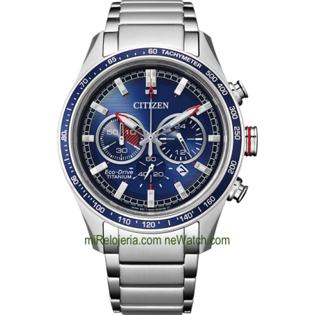 Eco-Drive SuperTitanio Ti + Ip Crono Colour Bezel