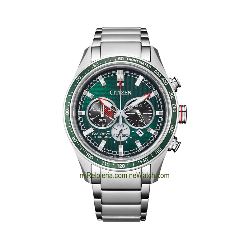 Super Titanium Ti + Ip Eco-Drive Chrono Colour Bezel