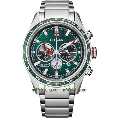 Eco-Drive SuperTitanio Ti + Ip Crono Colour Bezel