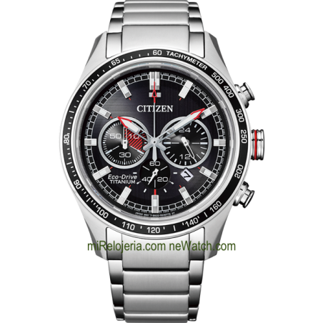 Super Titanium Ti + Ip Eco-Drive Chrono Colour Bezel