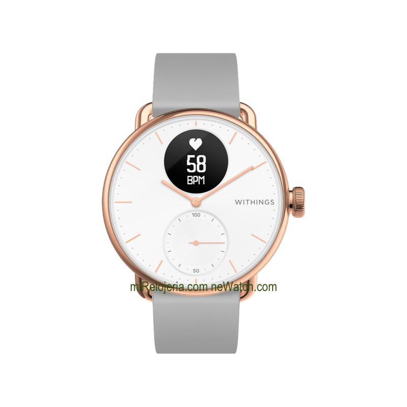ScanWatch 38 mm White & Rose