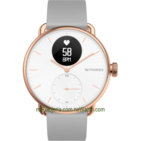 ScanWatch 38 mm White & Rose