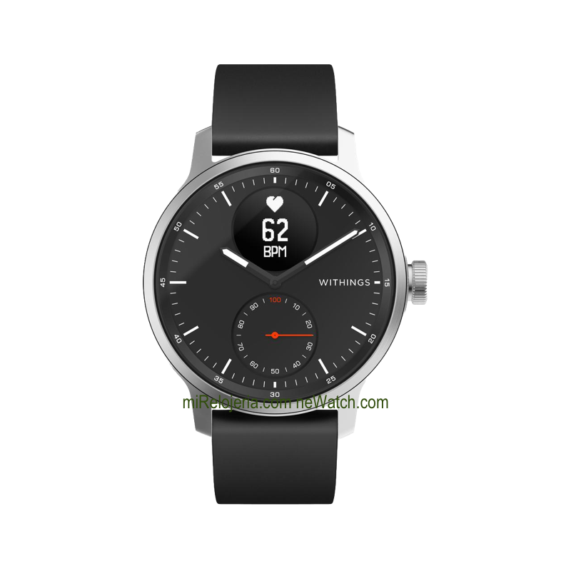 ScanWatch 42 mm Black & Silver