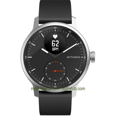 ScanWatch 42 mm Black & Silver