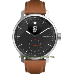 ScanWatch 42 mm Black & Silver