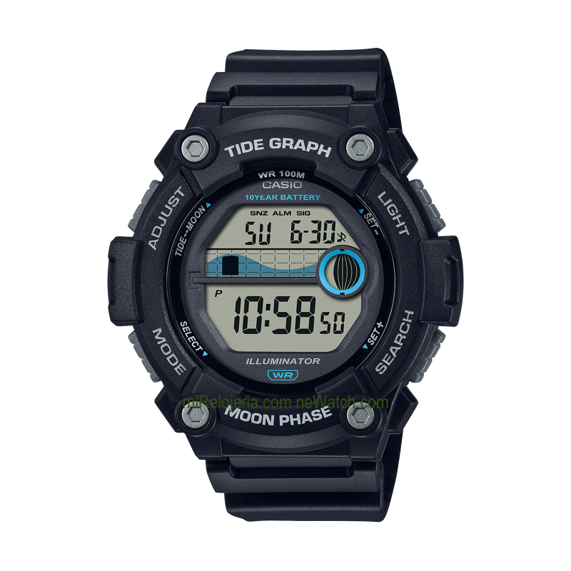 Tide Graph & Moon Phase