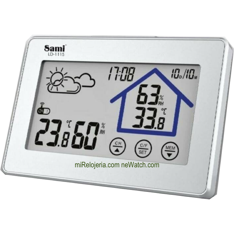 Weather station with sensor