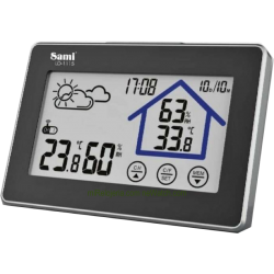 Weather station with sensor