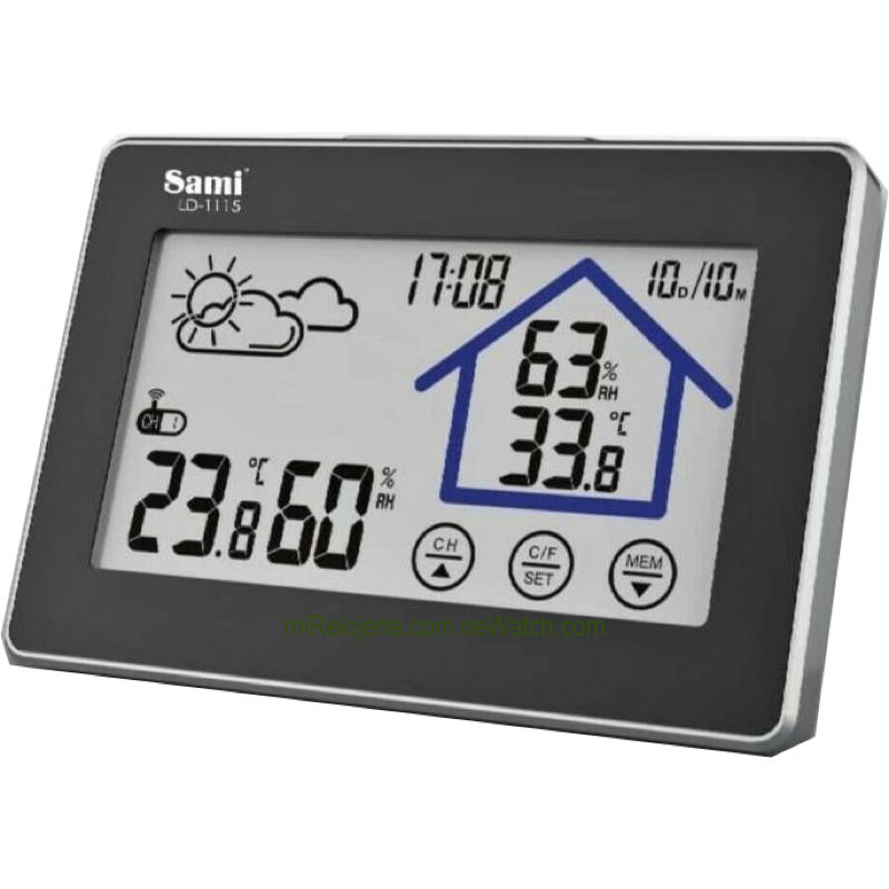Weather station with sensor