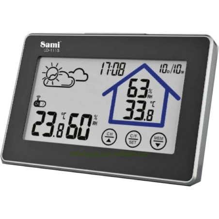 Weather station with sensor