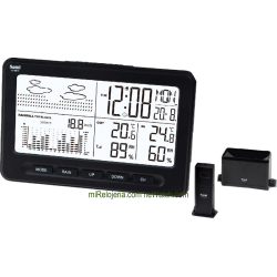 Weather station with rain & temp. sensor