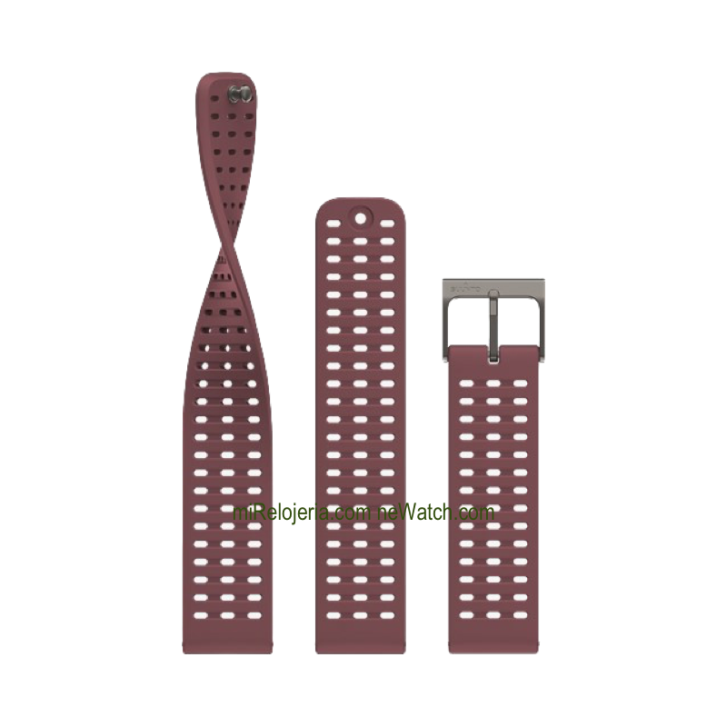 Athletic 2 Silicone strap Dark Ruby