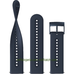 Correa de silicona Atletic 7 Granite Blue 24 mm.