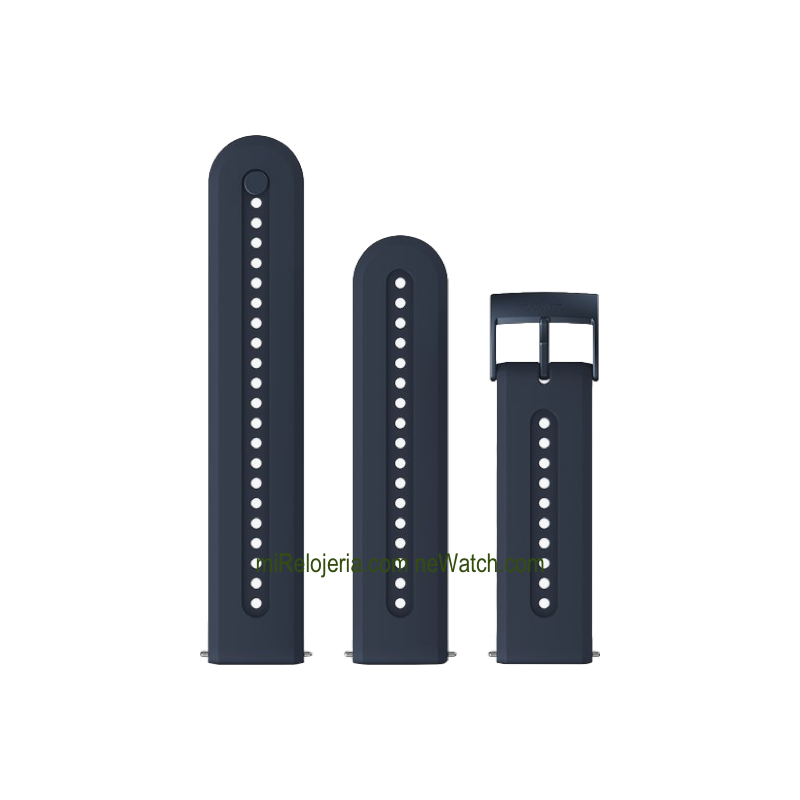 Correa de silicona Atletic 7 Granite Blue 24 mm.