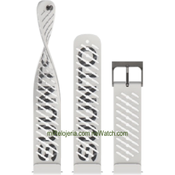 Athletic 5 Silicone strap Pearl White 22 mm.