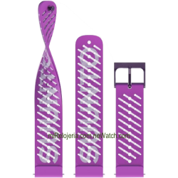 Athletic 5 Silicone strap Orchid Purple 22 mm.