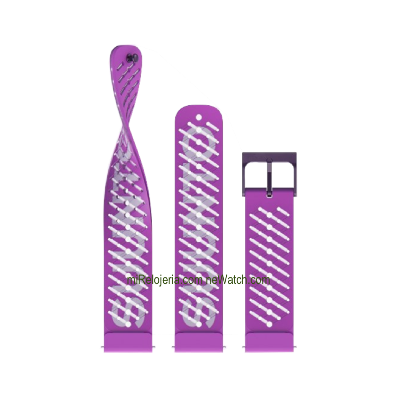 Athletic 5 Silicone strap Orchid Purple 22 mm.