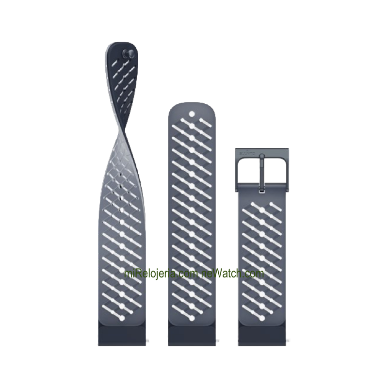 Correa de silicona Atletic 3 Ocean Blue 22 mm.